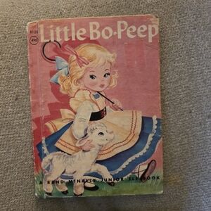 Little Bo-Peep Book, Established 1856, A Rand Mcnally Book. Visible Wear